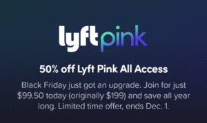 Lyft Pink All Access: 50% Off for New Yorkers!