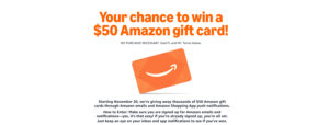 Amazon Is Actually Doing a Giveaway… and Yup, It’s for Gift Cards