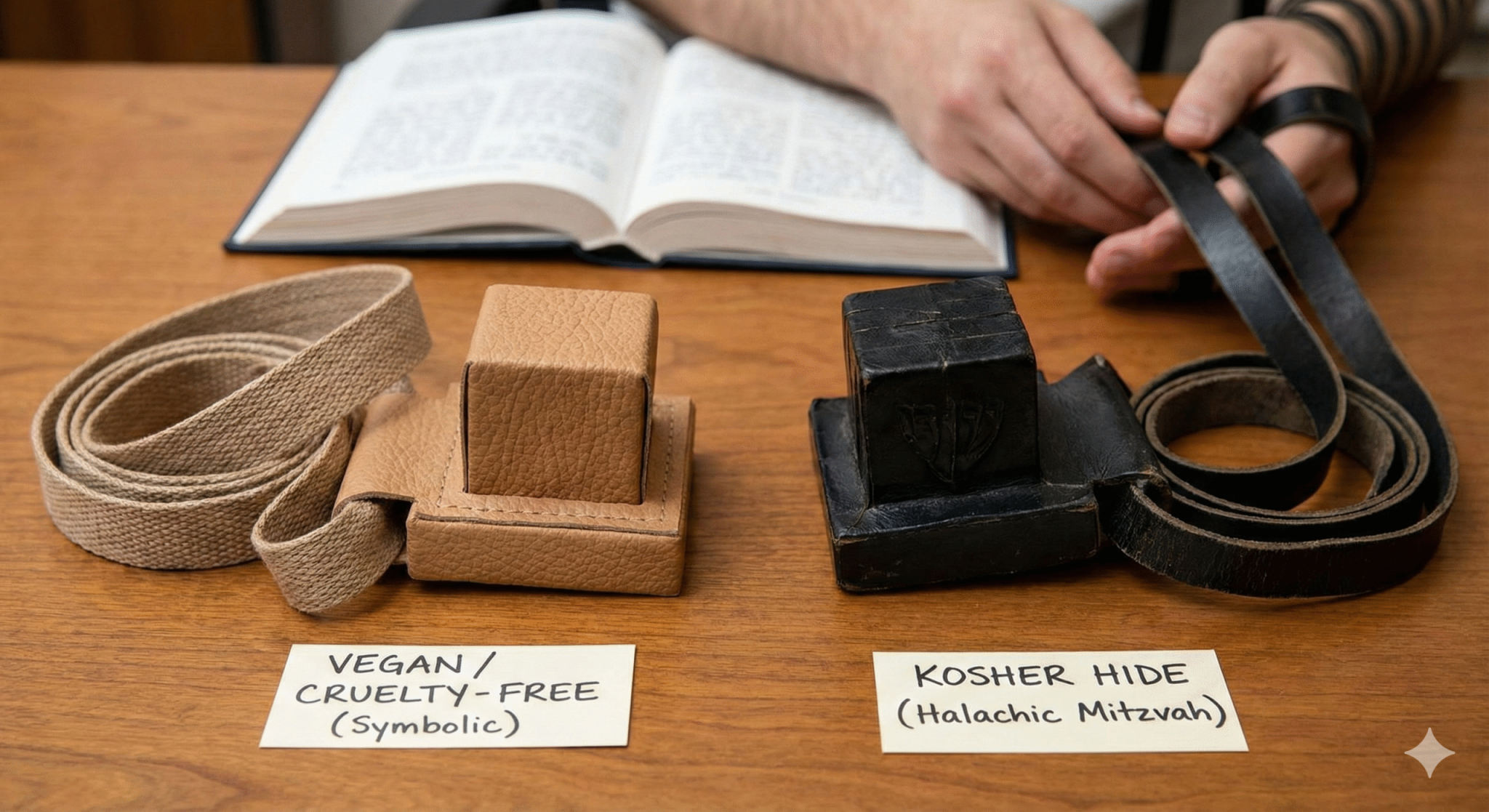 Vegan vs Kosher Tefillin