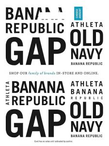 $50 GAP Physical Gift Card – $40 From Amazon
