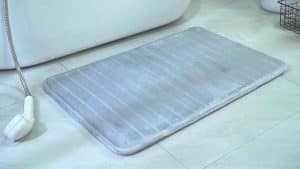 20″x30″ Blue Memory Foam Bath Mat – $5.72
