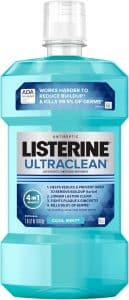 Listerine Ultraclean Oral Care Antiseptic Mouthwash, 1L – $2.69