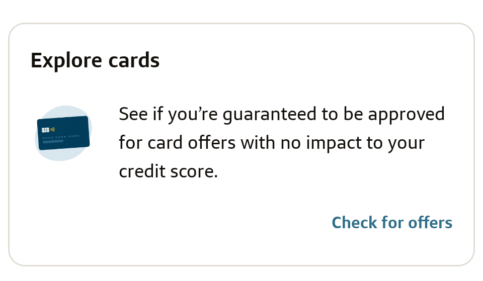 Capital One pre-approval tool graphic