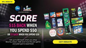 Score $15 back on P&G Essentials from anywhere