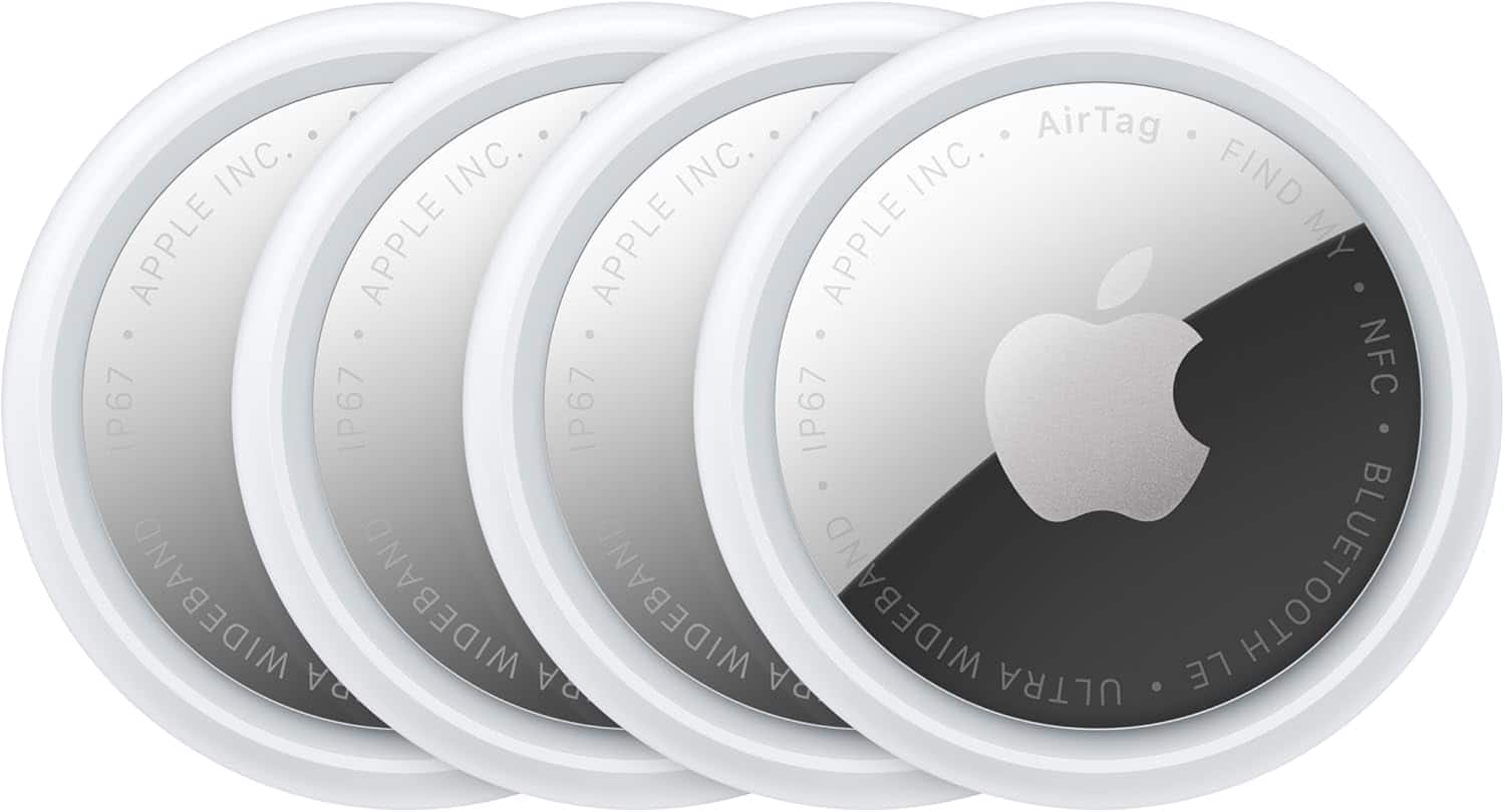 Image of four airtags