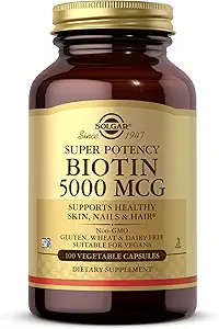 Solgar Biotin 5000 mcg, 100 Capsules – $3.57