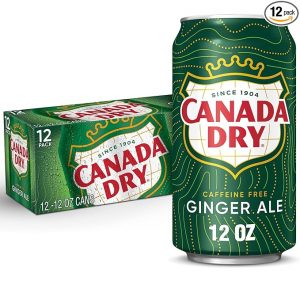 12 Pack of Canada Dry Ginger Ale Soda cans – $4.25