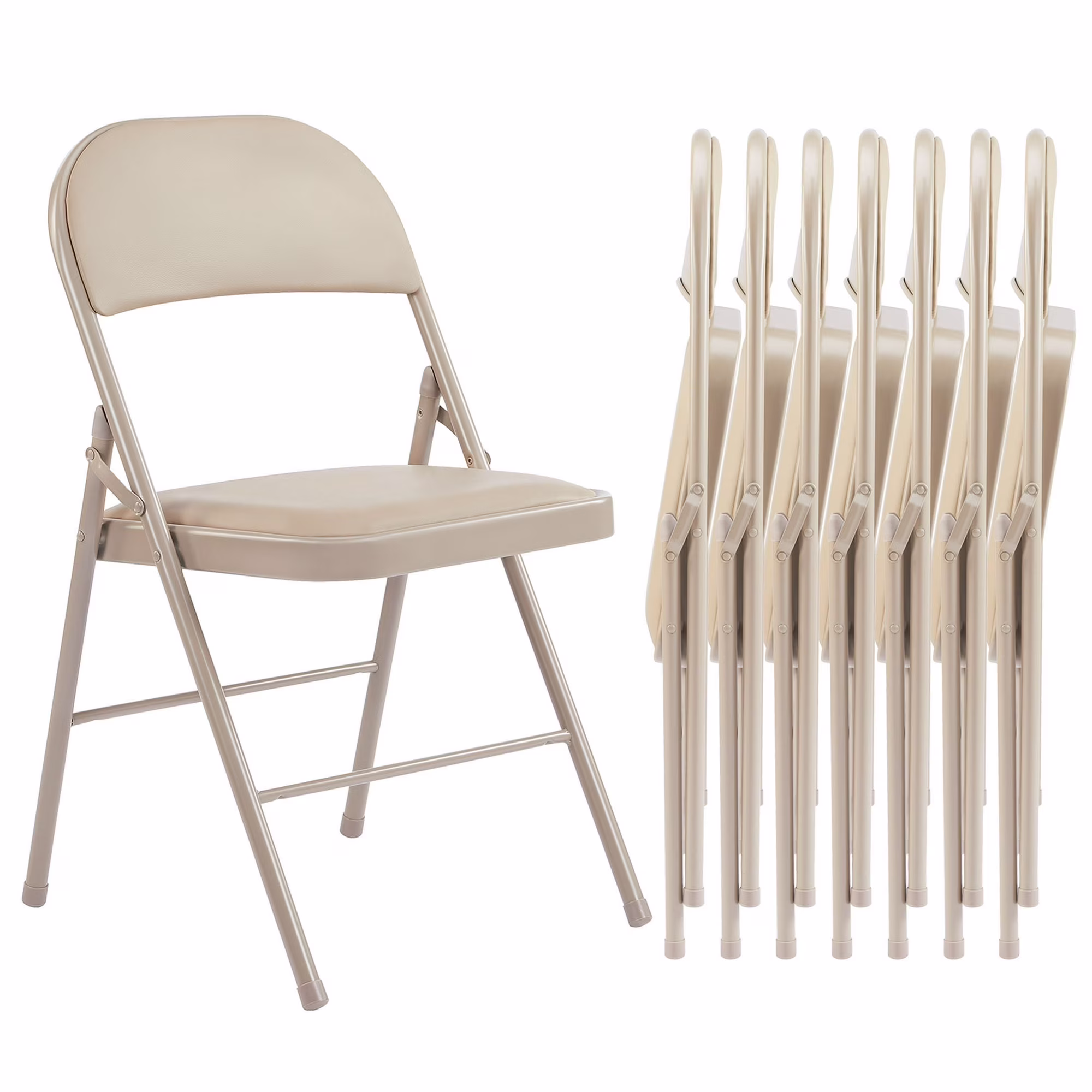 Image of 8 folding chairs