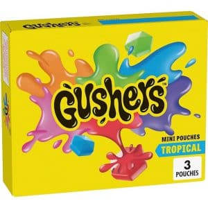 Gushers Tropical Fruit Flavored Snacks, 3ct – $0.80