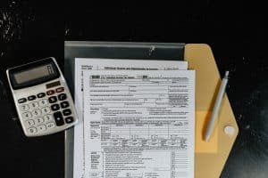 Image of a financial document